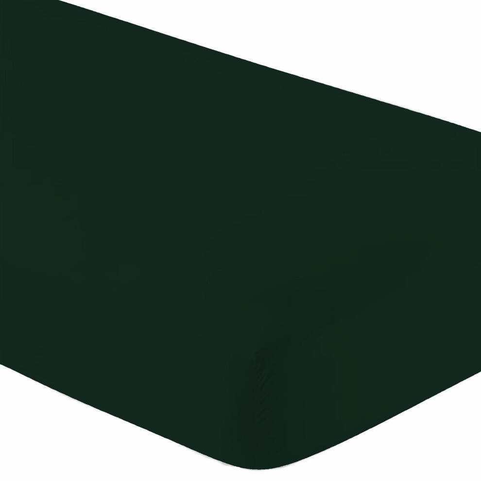 Drap-housse pour lit d'h   pital double extra-long 91 x 203 x 25 cm, doux et confortable, 100 % coton, taille double XL, par Crescent Bedding (Hunt