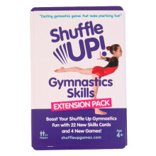 Shuffle Up Gymnastics Games Skills Pack  Family Games with 22 New Fun & Active Skills Cards for Kids  Gymnastics Equipment for Kids  Gymnastics Gifts