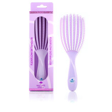Nature Spell FlexiFlow Detangling Hair Brush | Detangles All Hair Types | For Wet & Dry Hair | Flexible Strands for Pain Free Brushing & Cleaning | El