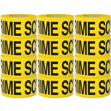 Scena crimei nu ncruci?eaza banda 12 pachet 3 inch x 1000 de metri galben stralucitor cu un imprimeu negru ndrazne? pentru un design rezistent