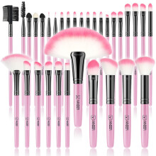 Make-up kwasten VANDER 32-delige make-up kwastenset Professioneel Zacht Synthetisch Foundation poeder concealer blenden Make-up kwasten oogschaduw bl
