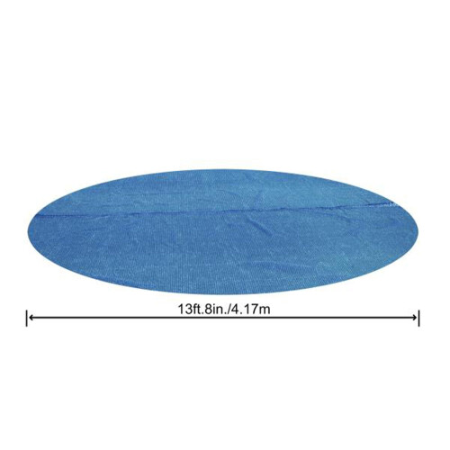 Bestway Capa Solar Bestway Flowclear para Piscina Elevada 14 Pés, Azul 1