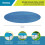 Bestway Capa Solar Bestway Flowclear para Piscina Elevada 14 Pés, Azul 3