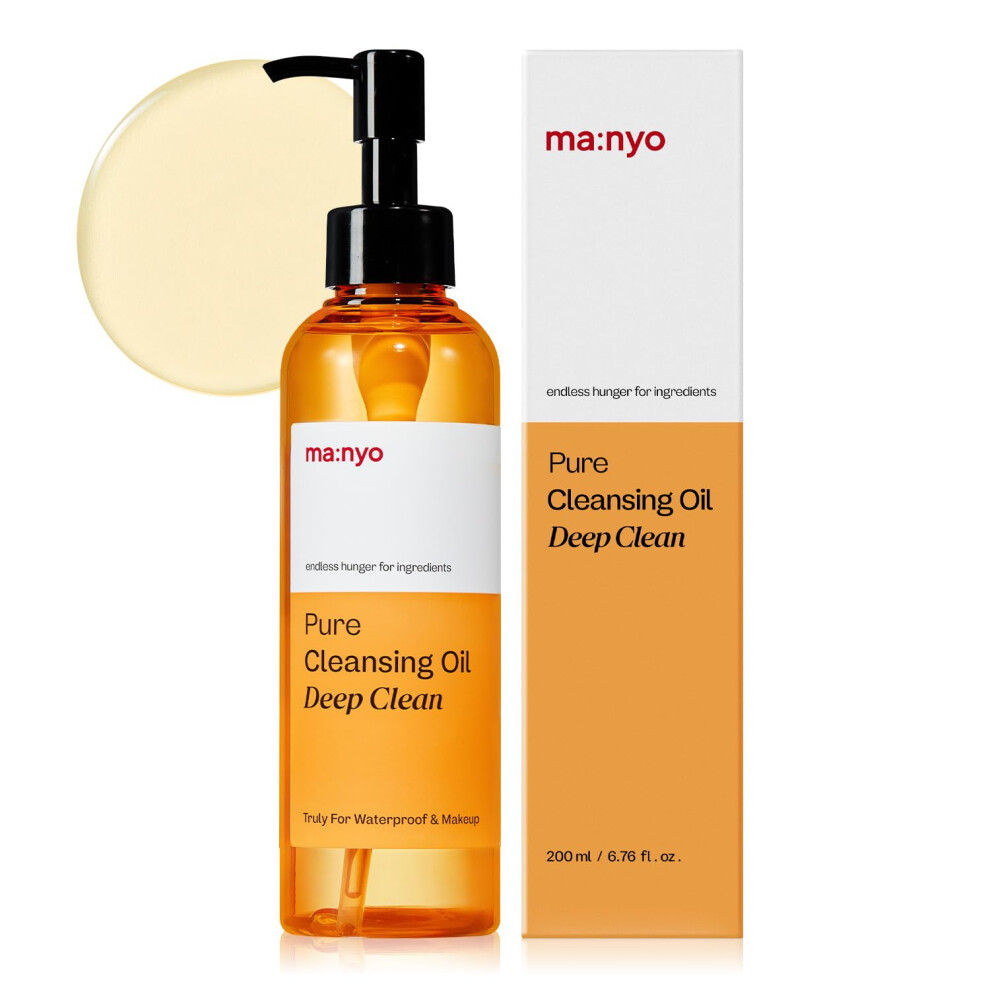 Ma:nyo Pure Cleansing Oil Korean Facial Cleanser Blackhead Melting Daily Makeup Removal With Argan Oil Korean Skin Care Deep Clean