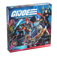 Renegade Game Studios: GI Joe -roolipeli - Standee-paketti #1 - Lis varustepaketti perus-roolipeliin sis lt 338 standee-hahmoa ja 35 neliv rist