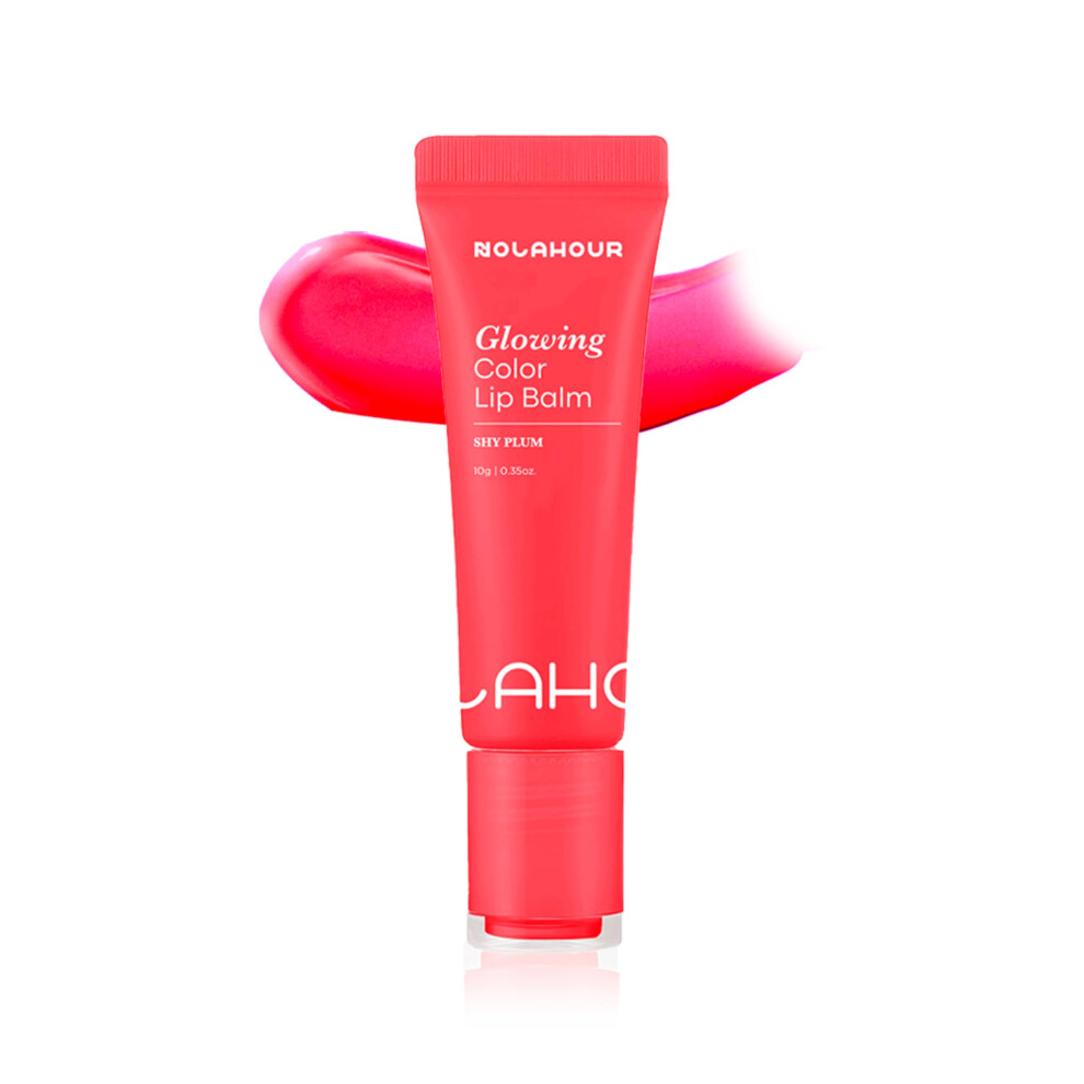 Nolahour Glowing Color Lip Balm 0.35 Oz| Hydrating Lip Balm Lip Gloss For Girls | Vegan Lip Balm & Lip Plumping Gloss | Lip Glowy Balm & Lip Care For