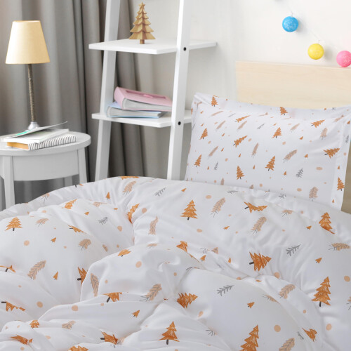 Utopia Bedding Σετ Κουβέρτα Πεύκο για Όλη τη Σεζόν με 2 Μαξιλαροθήκες, 3 Τεμάχια 2