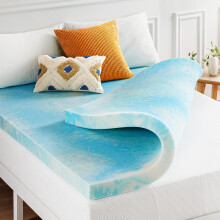 Beste prijs matras 3 inch Swirl Gel AeroBreeze Koelluchtstroom Memory Foam Matras Topper Twin