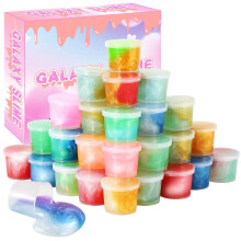 Galaxie-Schleim-Partygeschenke, Mini-Schleim, 30 Stck, dehnbar, nicht klebend, nicht verschmutzend, Partygeschenk-Schleim fr Mdchen und Jungen K