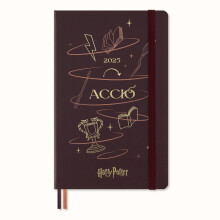 Moleskine Daily Planer Wizarding World Harry Potter Zauber Kollektion Accio 12-Monats Linierter Tagesplaner Phosphoreszierender Fester Einband Gr