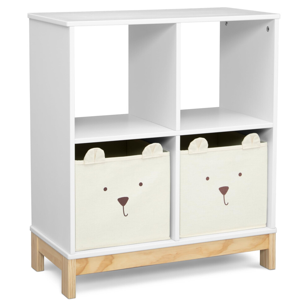 babyGap by Delta Children Brannan Bear Bookcase with Bins  White