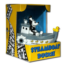 CelebriDucks - Steamboat Ducky - Drijvende badeendjes - Verzamelbaar badspeelgoedcadeau voor kinderen en volwassenen van alle leeftijden