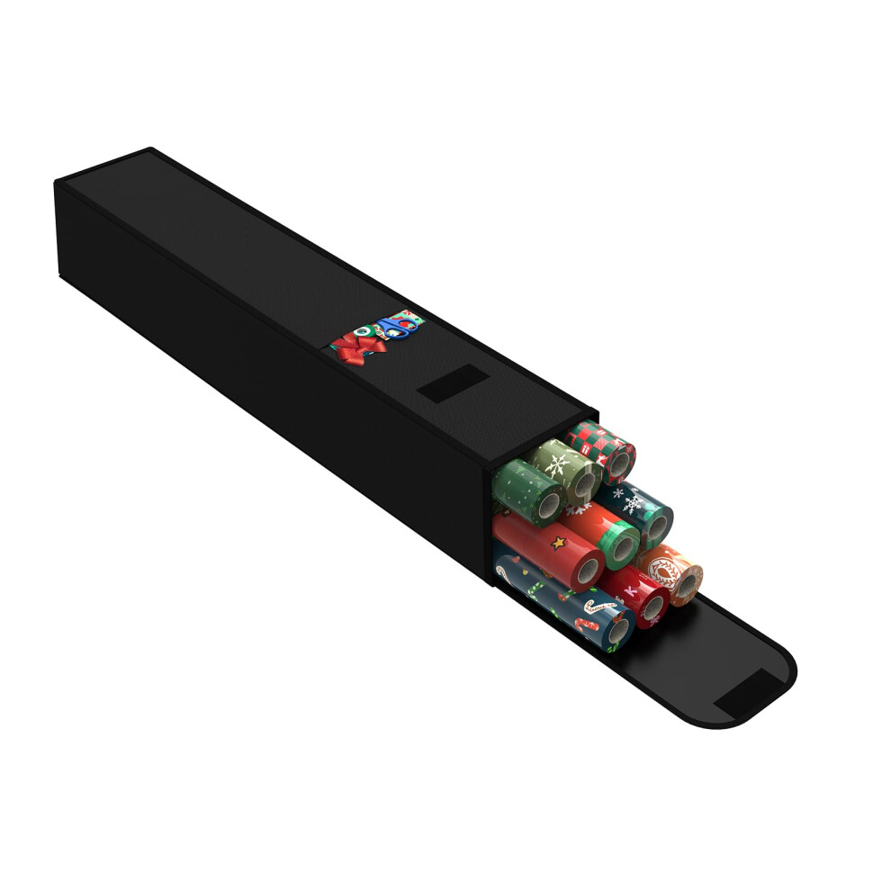 Delixike Contenitori Per Carta Da Regalo Natalizia, 76 Cm, Per Confezioni Regalo, Adatti A 10 Rotoli Standard Di Carta Da Regalo, Tessuto Traspirante 600D, Quadrato-image