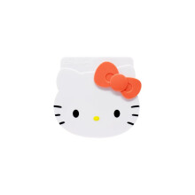 The Crme Shop x Hello Kitty - Crme Blush Balm Peach Pouf de construc?ie De lunga durata, u?or de amestecat Oglinda compacta cu Aloe Vera, hidrata