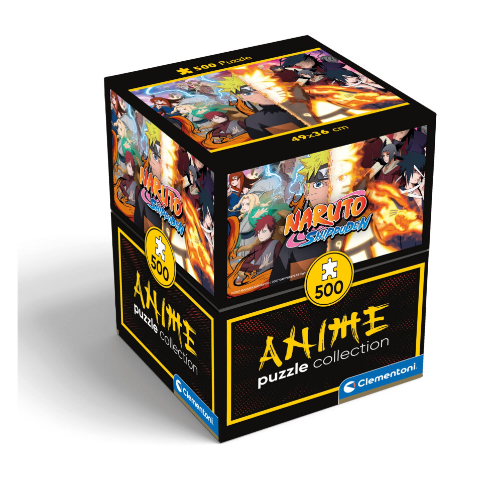 Clementoni Shippuden Shippuden-500 Horizontal Fun For Adults Manga Anime Made In Italy Colour 500 Pieces Cube Naruto 35516 - Image 2