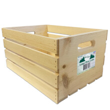 Wilson Grote Houten Den Crate voor Opslag en Decoratie in Huis, Kantoor, Keuken, Slaapkamer, en Retail (12.5"x9.625"x17.875") (1) ENKELE CRATE