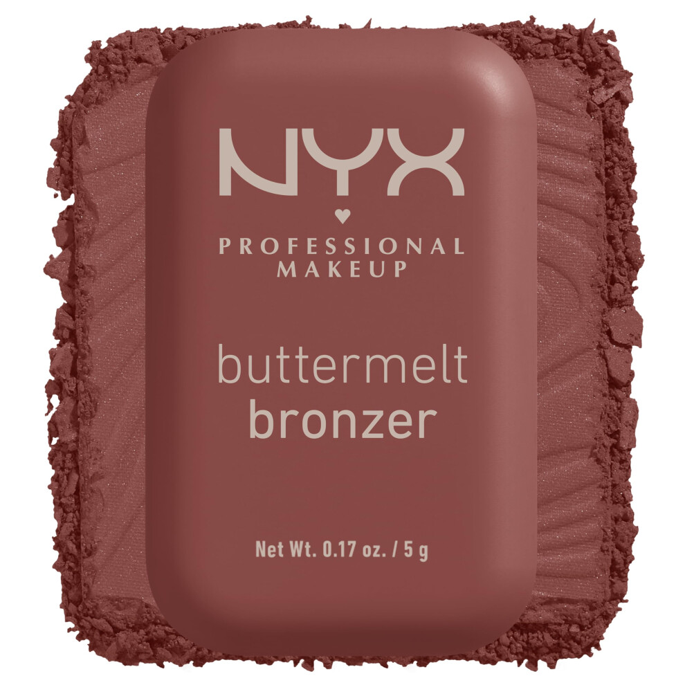 NYX PROFESSIONAL MAKEUP Matte Buttermelt Bronzer Longwear Face Makeup with Up to 12 Hours of Wear Vegan Formula - Butta Dayz