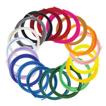 SCRIB3D-Stiftfilament-Nachf llungen, 20 Farben, 16 Fu pro Farbe, 1,75 mm PLA, funktioniert mit SCRIB3D, PIKA3D, MYNT3D und den meisten anderen 3