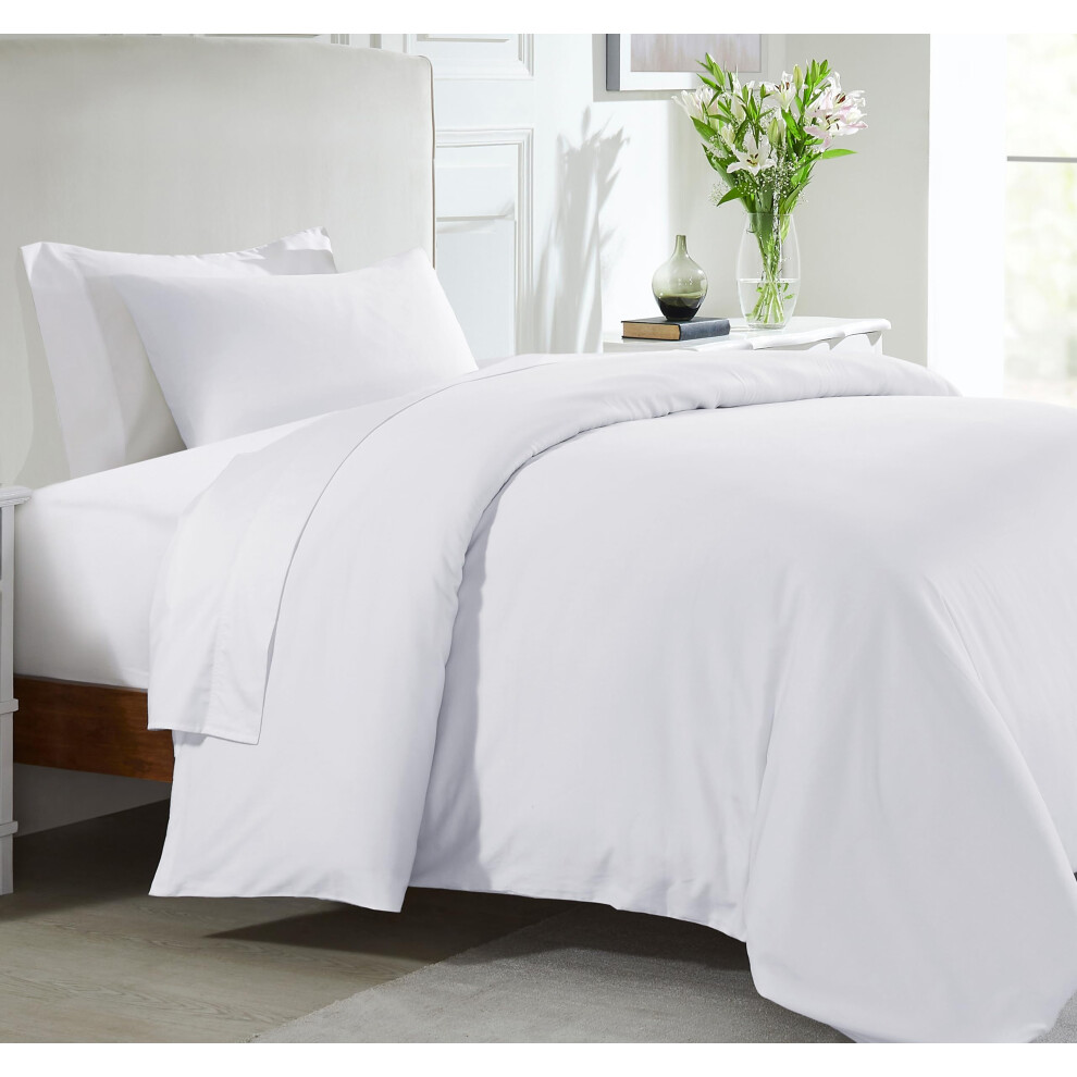 Housse de couette California Design Den Twin XL/Twin Size uniquement 400 fils au pouce carr    100 % coton Housse de couette Twin XL/Twin Housse de