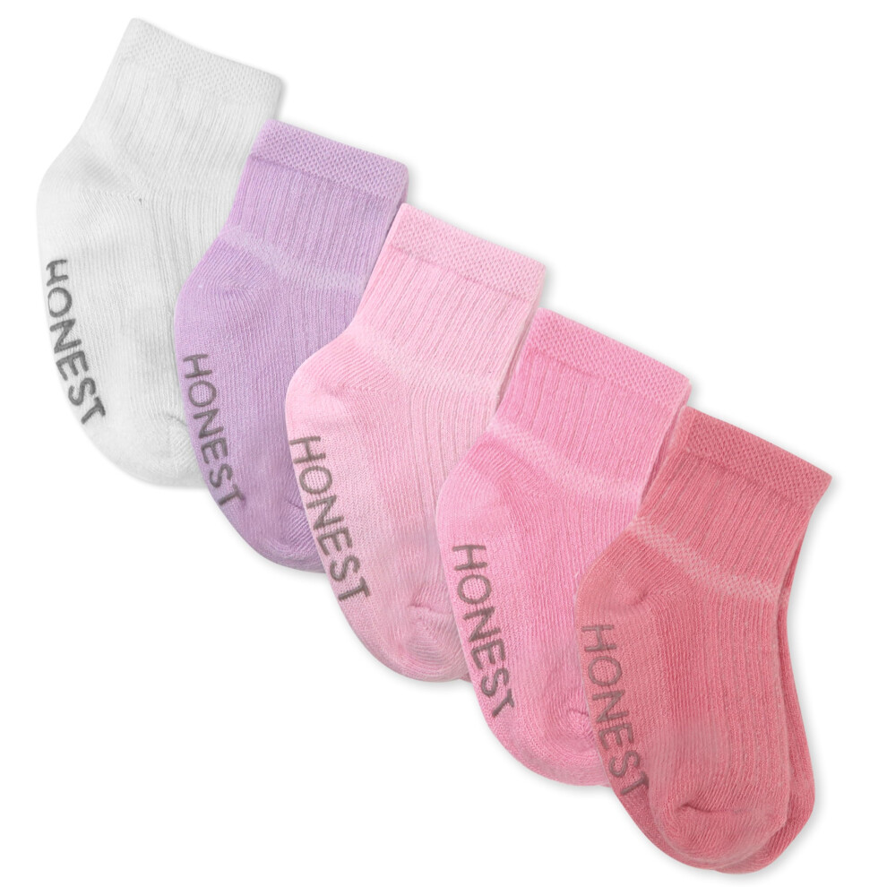 Lot de 5 paires de chaussettes douillettes HonestBaby, fabriquées de manière durable pour nourrissons, nouveau-nés, tout-petits, enfants, garçons