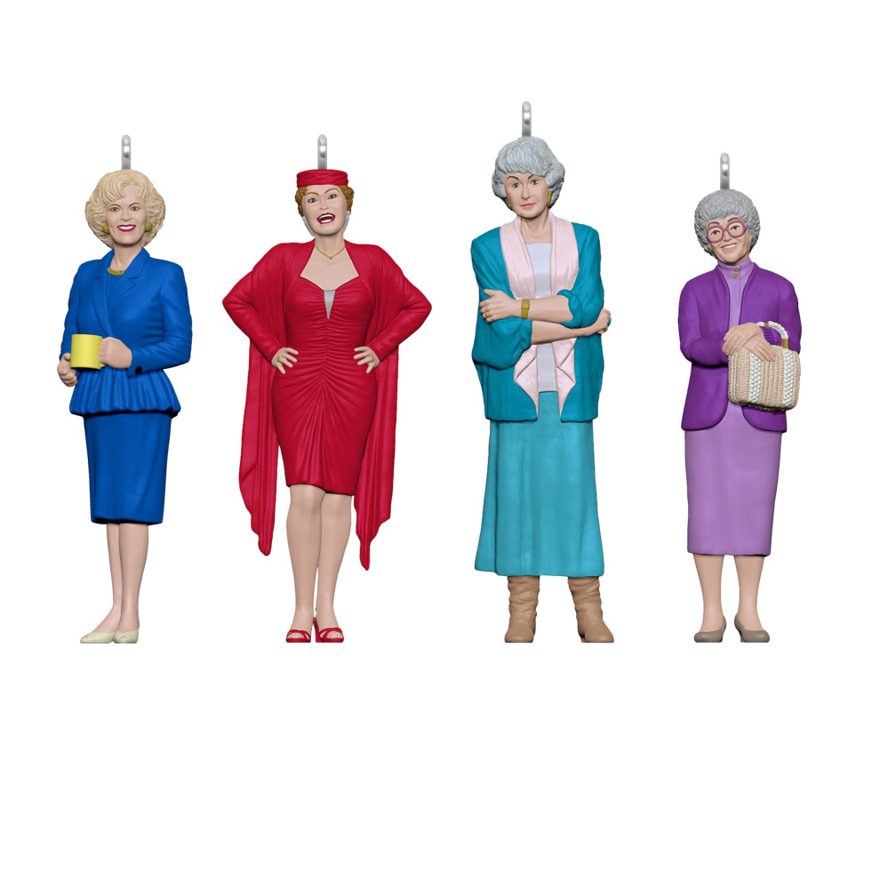 Mini D Corations De No L Hallmark Keepsake, Lot De 4, Th Me Les Craquantes, S Rie T L Vis E-image