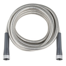 SKYWARD 304 roestvrijstalen korte tuinslang 3,5 m met vrouwelijke naar vrouwelijke metalen connector, eenvoudig te gebruiken en op te bergen, anti-le