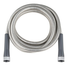 SKYWARD 304 roestvrijstalen korte tuinslang 3 meter met vrouwelijke naar vrouwelijke metalen connector Eenvoudig te gebruiken en op te slaan Anti-lek