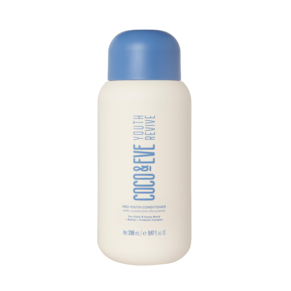 Coco & Eve Youth Revive Pro Youth Conditioner. Anti-Aging Strength Shine Volume. With Honey Retinol Probiotics For A Youthful Hair. 9.47 Fl Oz