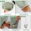 Lucieblessdesign 10/9/8 Polegadas Cachepot Suspenso para Plantas, 3 Pack Autolimpante com Drenagem 4