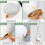 Lucieblessdesign 10/9/8 Polegadas Cachepot Suspenso para Plantas, 3 Pack Autoirrigável 4