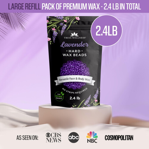 Perles de cire Lavande Tress Wellness 2,4 lb 1
