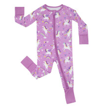 Little Sleepies Zippy Baby & Toddler Pajamas Sleeper for Boys and Girls nou-nascut Sleeper w/ 2-Way Zipper w/ man?ete de mittene ob?inute din uni