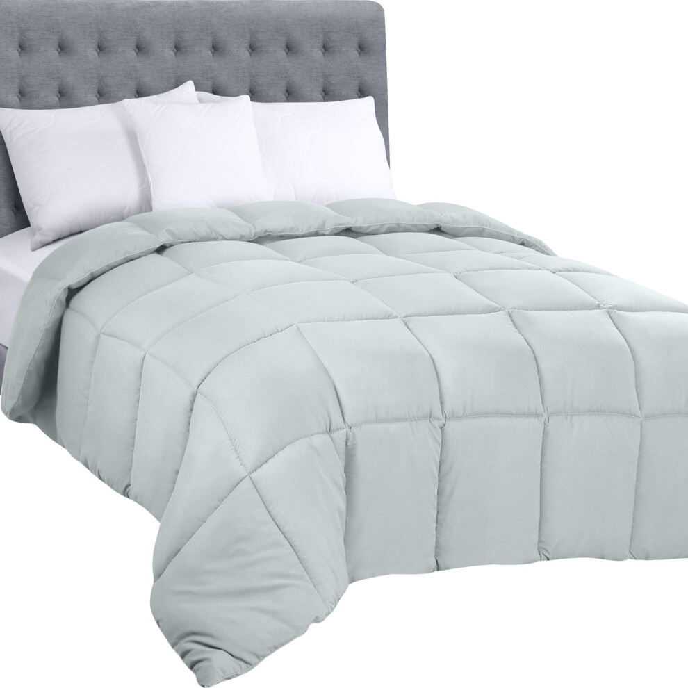 Couettes Utopia Bedding pour lit double, toutes saisons, avec insert en duvet synth   tique, cousues en bo   te, avec pattes d'angle, lavables en mac