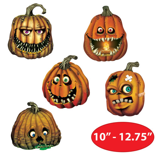 Creepy Jack-O-Lantern Cutouts 1