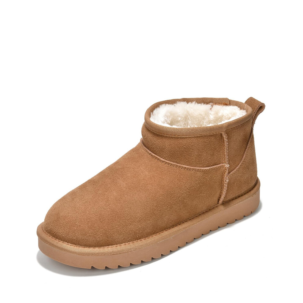 Project Cloud Genuine Suede Ankle Boots for Women - Water Resistant Winter Boots for Women - Memory Foam Insole Trending Shoes for Women - Comfortable