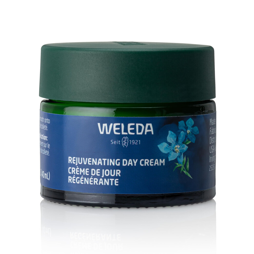Weleda Face Care Rejuvenating Day Cream  1.3 Fluid Ounces  Plant Rich Moisturizer with Blue Gentian and Edelweiss