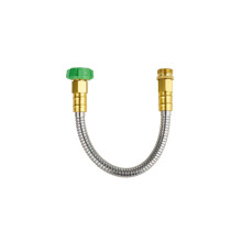 Mangueira de Jardim Skyward 304 Aço Inoxidável Curta 1 pé com Conector Metalico
