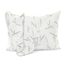 Utopia Bedding Bamboo Viscose Waterproof Pillow Protector Zippered (2 Pack) Standard - Bed Bug Proof Pillow Encasement 20 x 26 Inches