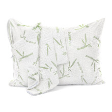 Utopia Bedding Bamboo Viscose Waterproof Pillow Protector Zippered (2 Pack) Queen - Bed Bug Proof Pillow Encasement 20 x 28 Inches