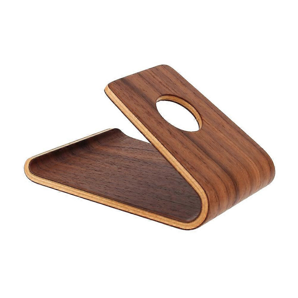 (As Show, One Size) Lightweight Non-Slip Wooden Phone Stand Holder For All Mobile Phones Tablet Pads 6910540308440