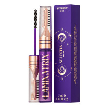 Selestia Beauty Clear Eyebrow Gel Laminatrix-let at anvende bryngel-langvarig pande gel klar med dobbeltsidet børste 0,17 fl oz