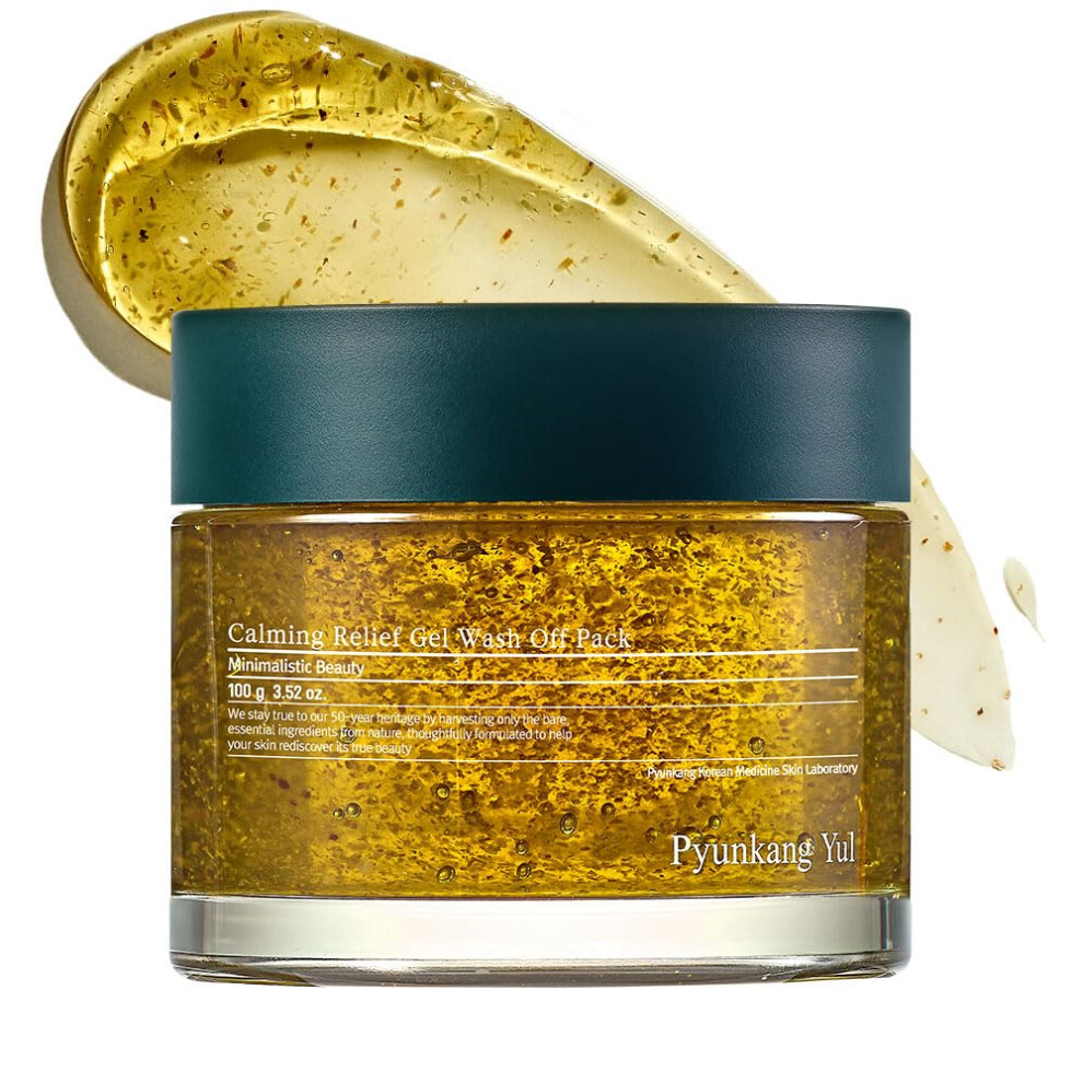 Pyunkang Yul Pky Calming Relief Gel Wash Off Pack 100G Soothing & Refreshing Gel Mask For Sensitive Skin