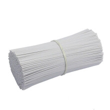 Plastic Twist Ties voor tassen 4,7 inch kabelbroodbinders Herbruikbare Plant Wire Twist Ties voor huishoudelijk en kantoorgebruik (wit 500 stuks 500