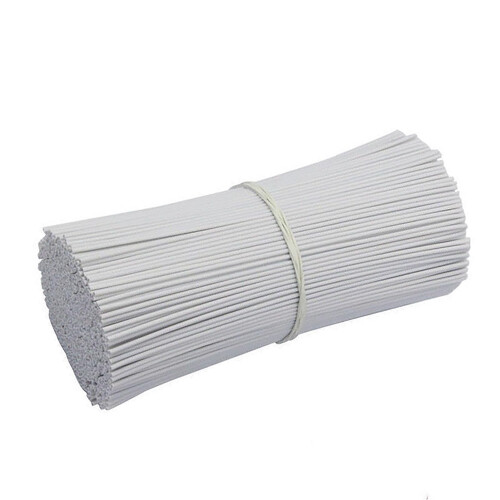 Fitas de Plástico para Sacos, Fitas Reutilizáveis de 4,7 Polegadas para Casa e Escritório (Brancas 500pcs)