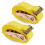 2 Pack E-Track Ratchet Straps 2 """" X 20 'X 4 400 lbs styrke til lastbind 1