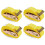 4 Pack E-Track Ratchet Straps 2 """" X 12 'X 4 400 lbs styrke til lastbind 1
