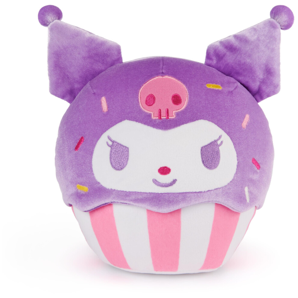Gund Sanrio Hello Kitty And Friends Kuromi Cupcake Peluche, Animale Di Peluche Per Bambini Da 1 Anno In Su, Viola/Bianco, 8?-image