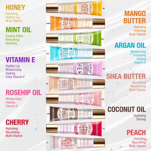 Ruby Kisses Broadway Vita-Lip Clear Lip Gloss Ενυδατικό Λάδι Χειλιών Μακράς Διάρκειας 2