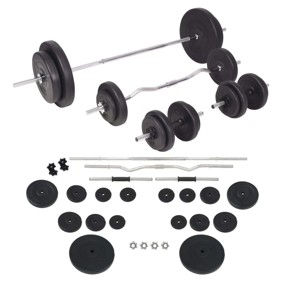 Vidaxl Barbell And Dumbbell Set 90 Kg