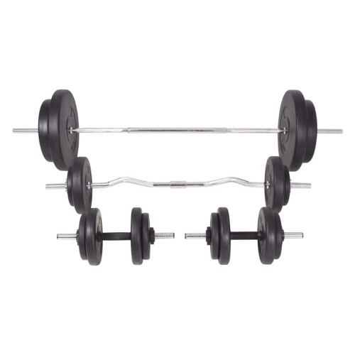 VidaXL vidaXL Barbell and Dumbbell Set 90 kg 2